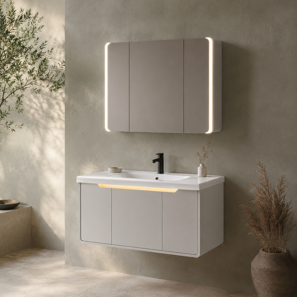 Fontera Hamu Series Bathroom Cabinet Set