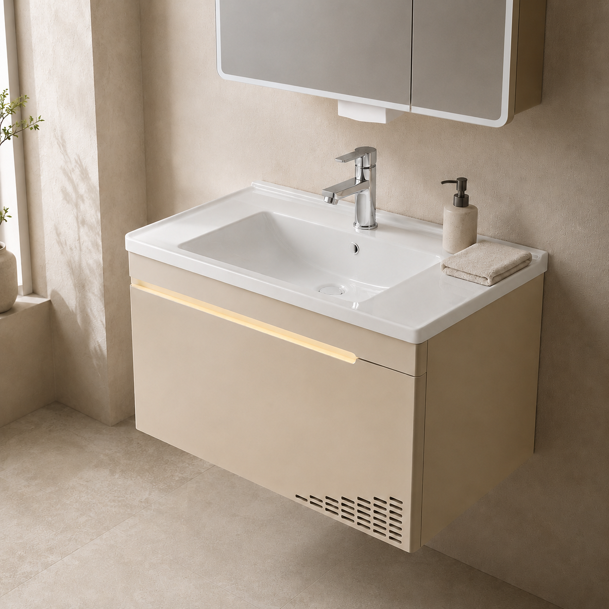 Fontera T1 Series Bathroom Cabinet Set
