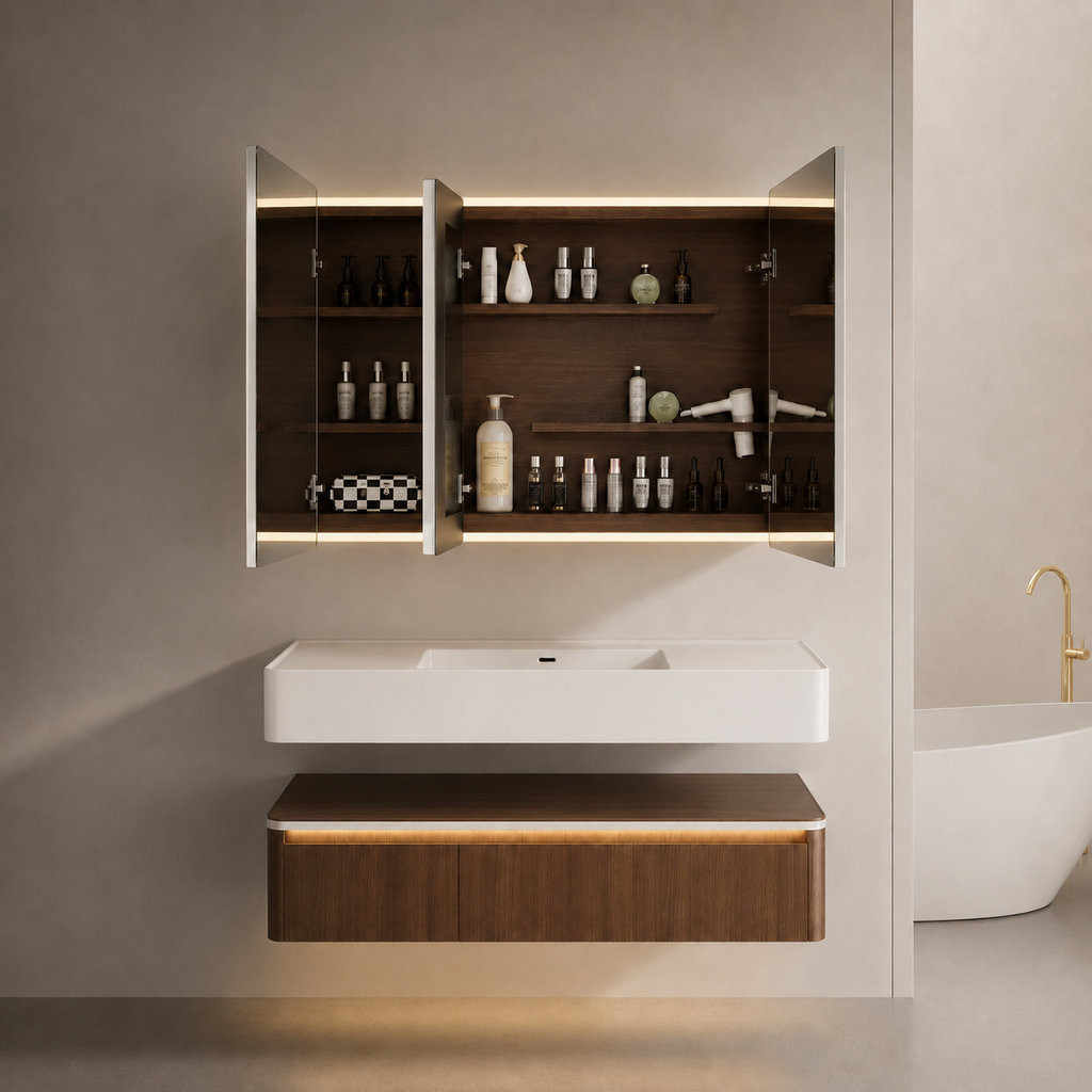 Fontera Nyji Series Bathroom Cabinet Set