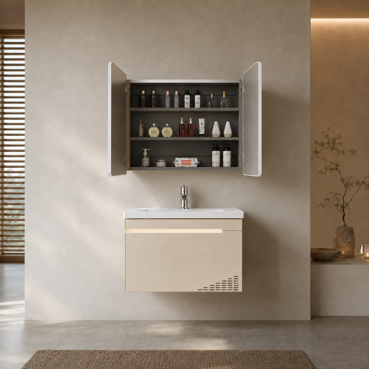 Fontera T1 Series Bathroom Cabinet Set