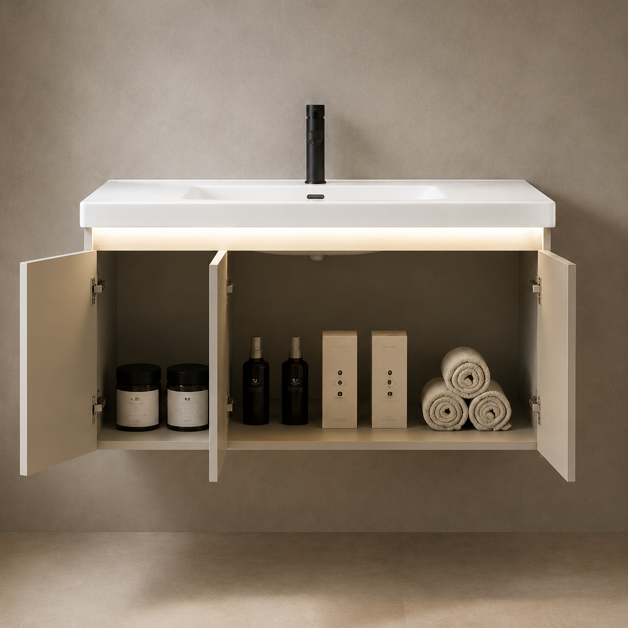 Fontera Hamu Series Bathroom Cabinet Set