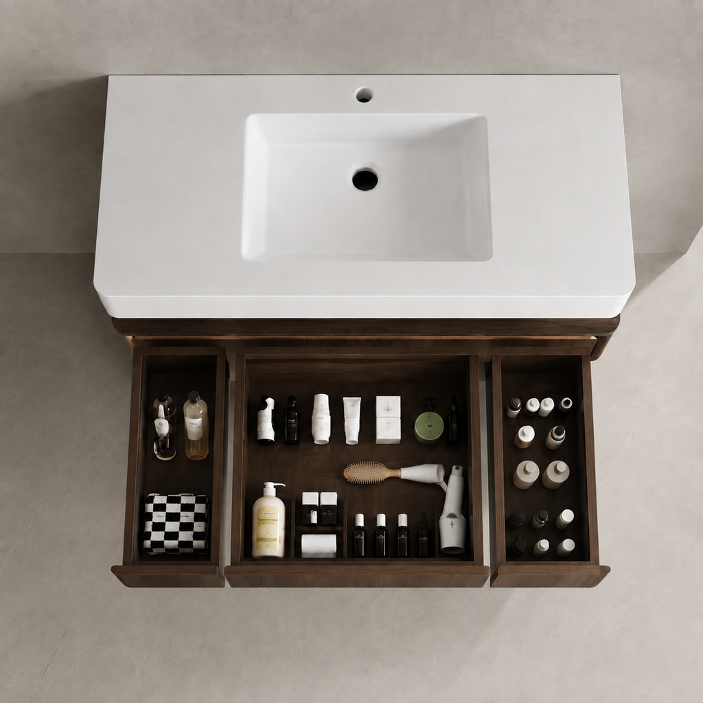 Fontera Nyji Series Bathroom Cabinet Set
