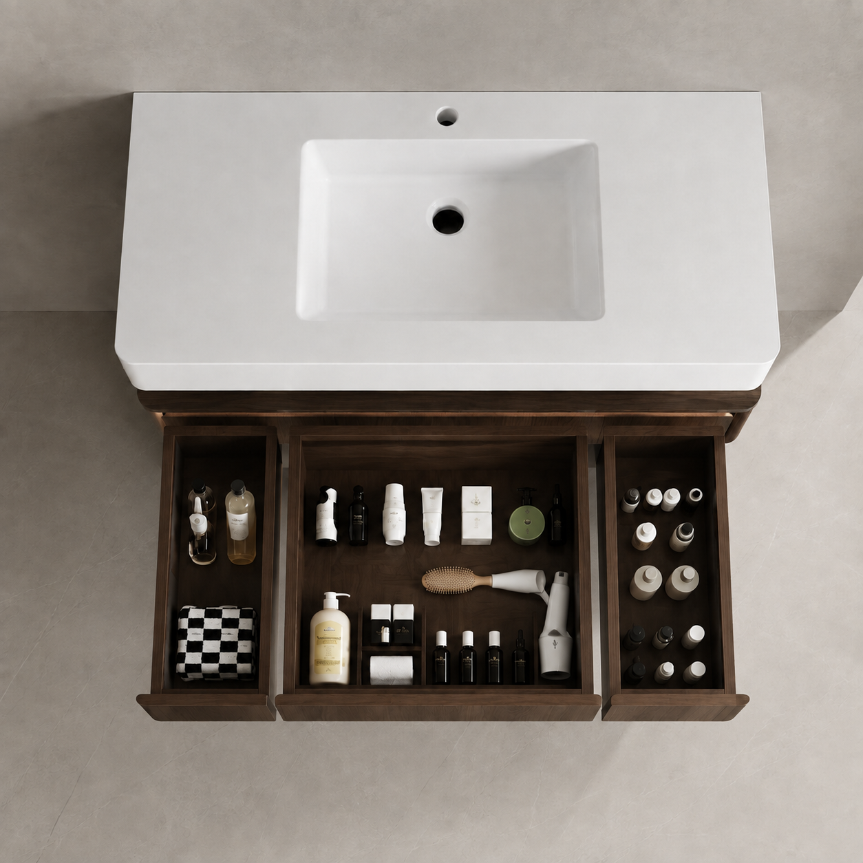 Fontera Nyji Series Bathroom Cabinet Set