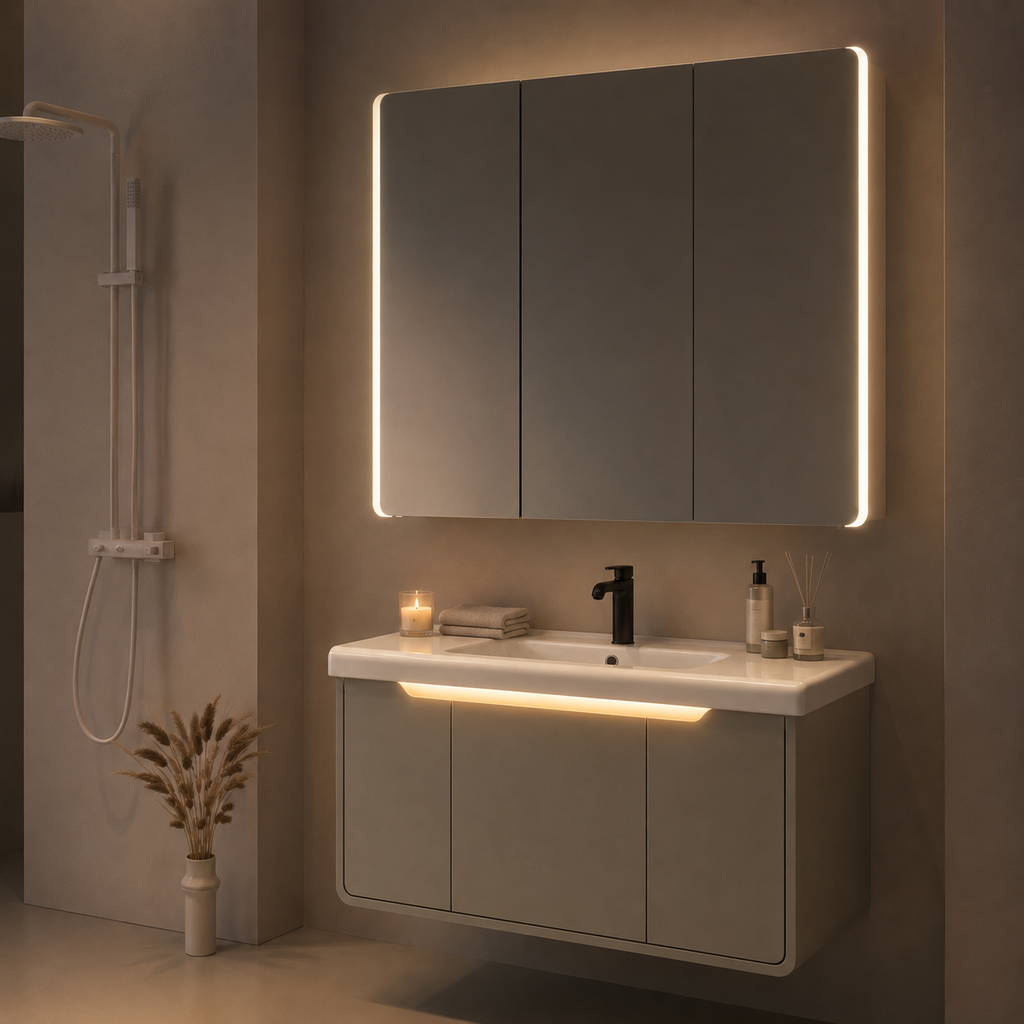 Fontera Hamu Series Bathroom Cabinet Set