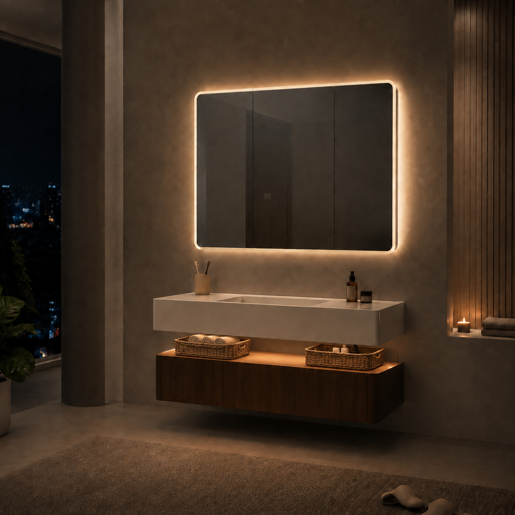 Fontera Nyji Series Bathroom Cabinet Set