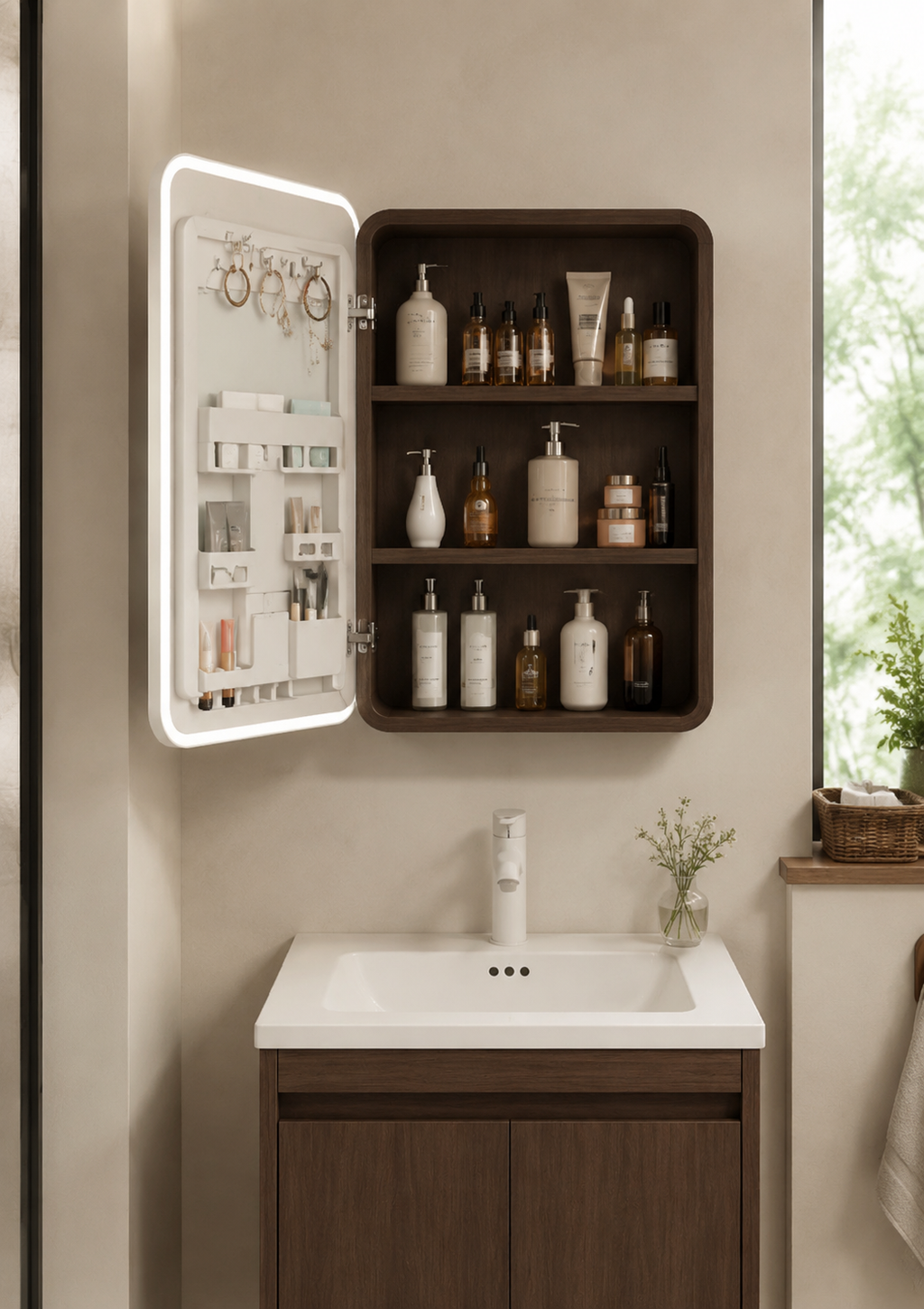 Fontera Alto Series Bathroom Cabinet Set