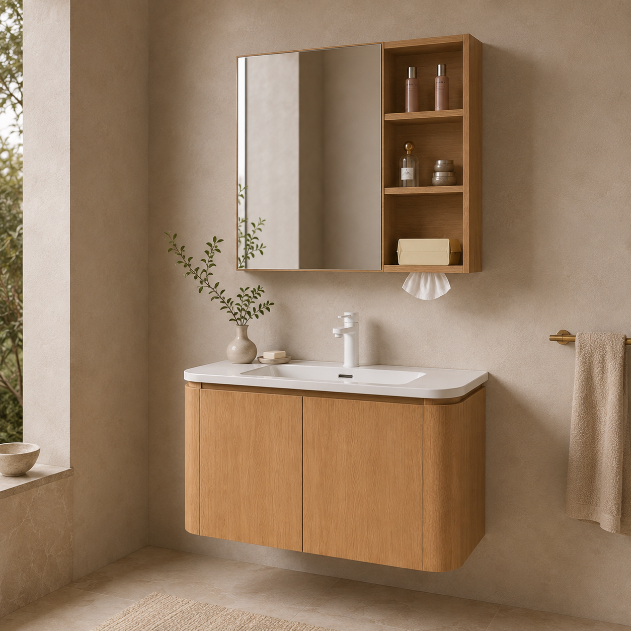 Fontera ARCWOOD B Series Bathroom Cabinet Set