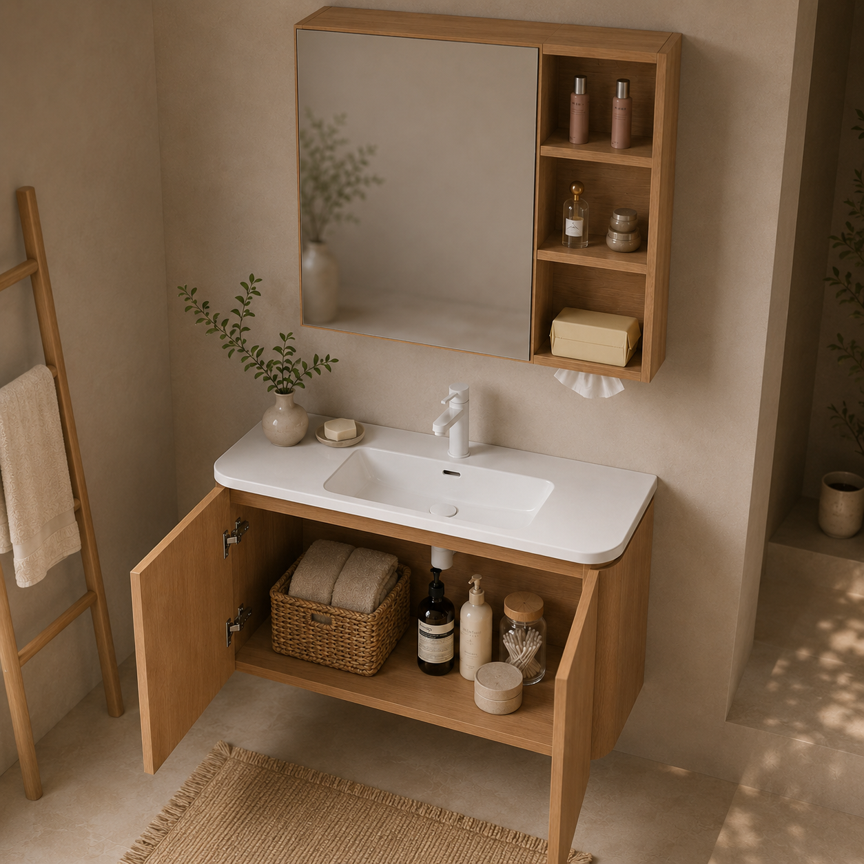 Fontera ARCWOOD B Series Bathroom Cabinet Set