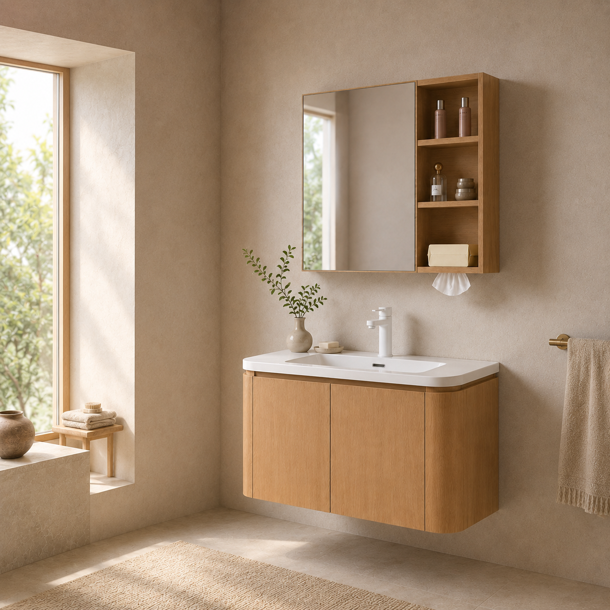 Fontera ARCWOOD B Series Bathroom Cabinet Set