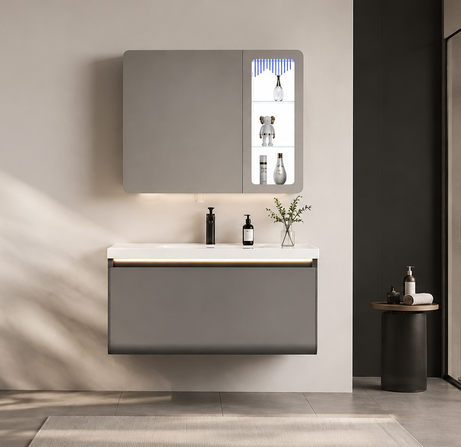 Fontera L2 Series Bathroom Cabinet Set