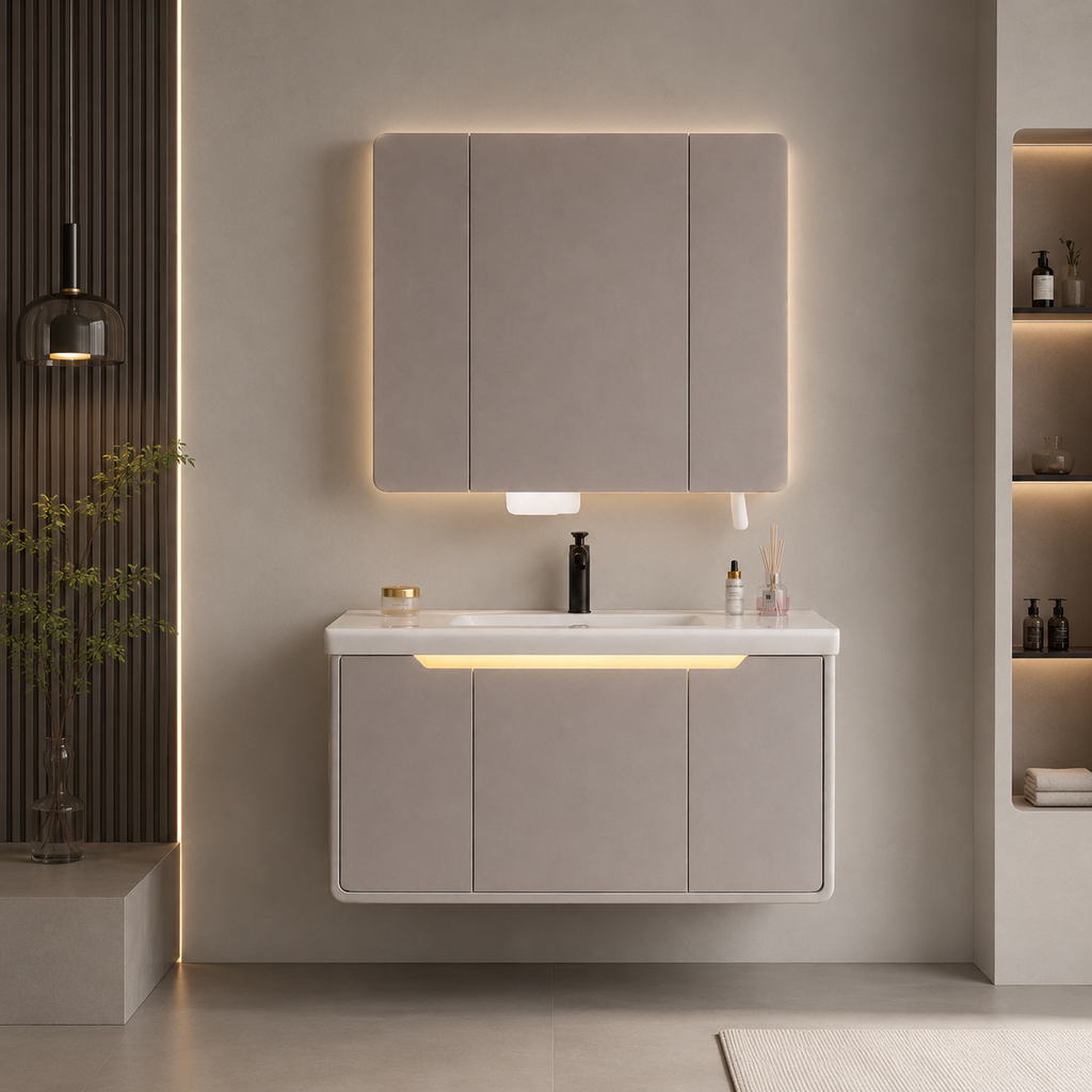 Fontera Hamu Series Bathroom Cabinet Set