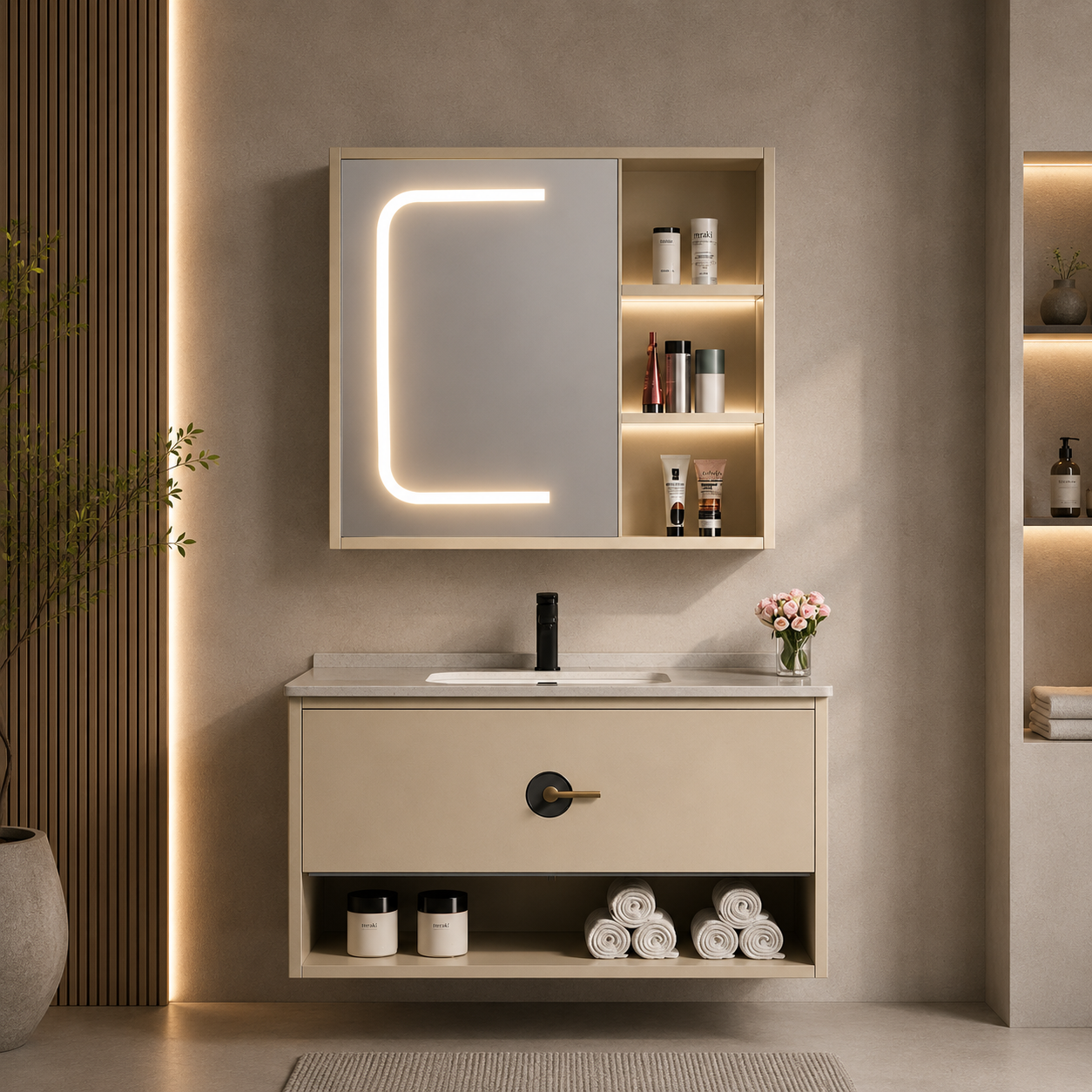 Fontera V5 Series Bathroom Cabinet Set