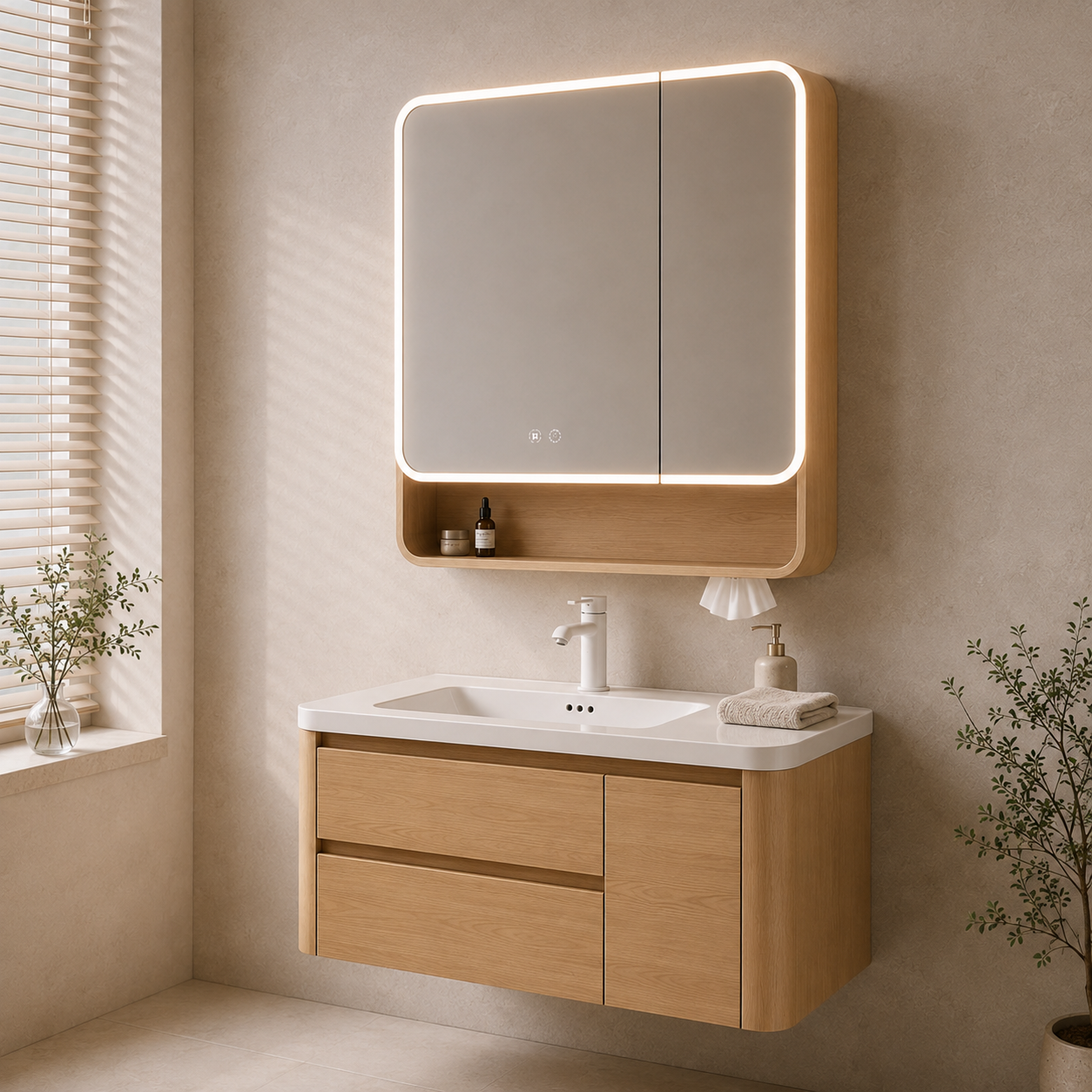 Fontera EDGEWOOD A Series Bathroom Cabinet Set