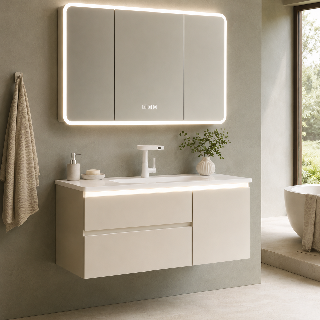 Fontera L3 Series Bathroom Cabinet Set