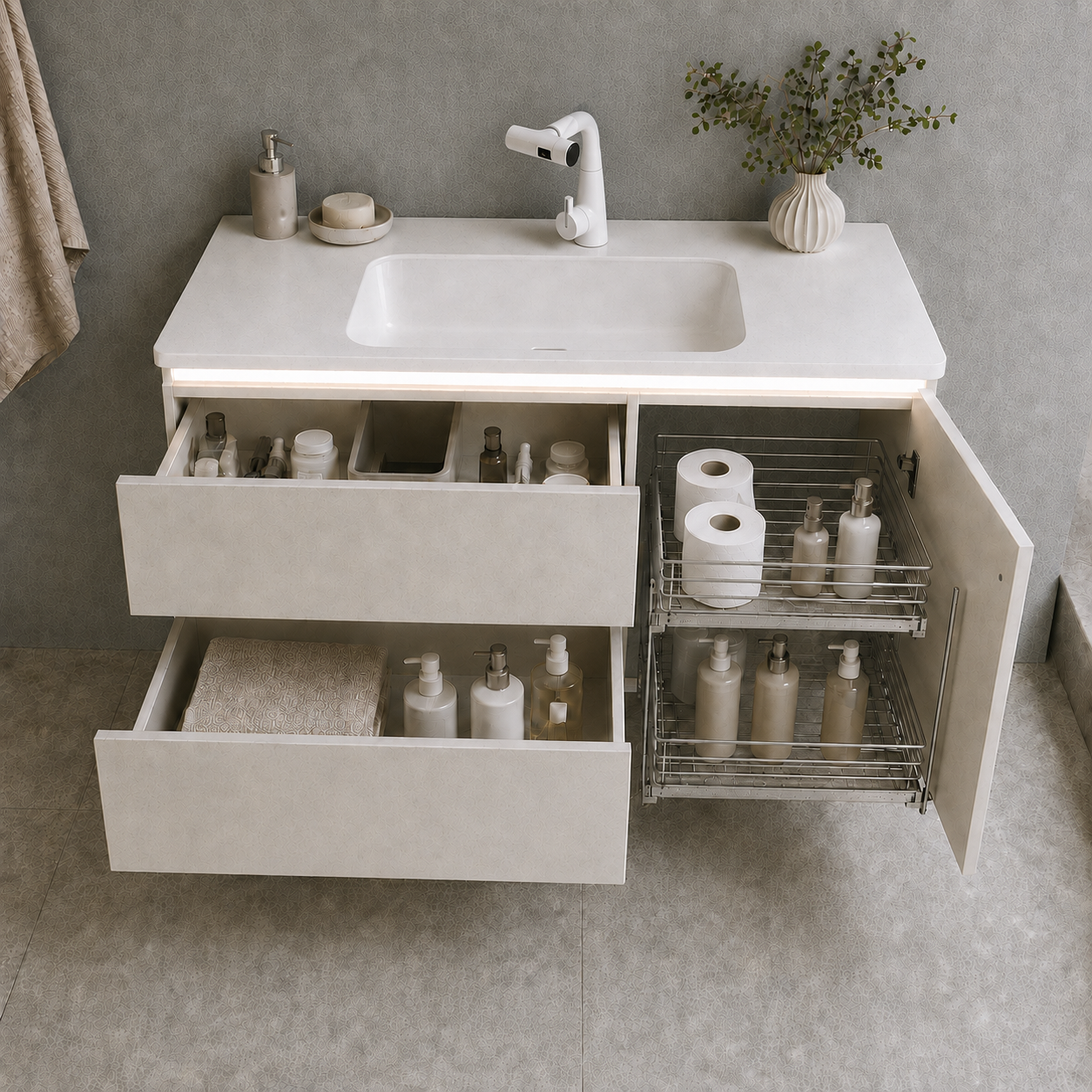 Fontera L3 Series Bathroom Cabinet Set