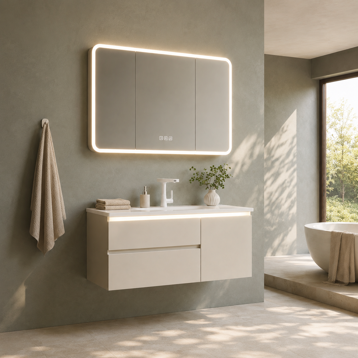 Fontera L3 Series Bathroom Cabinet Set
