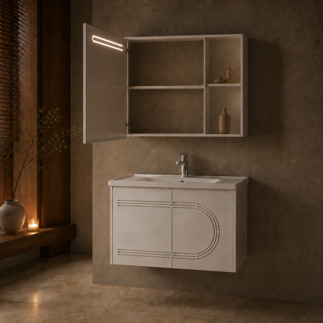 Fontera T3 Series Bathroom Cabinet Set